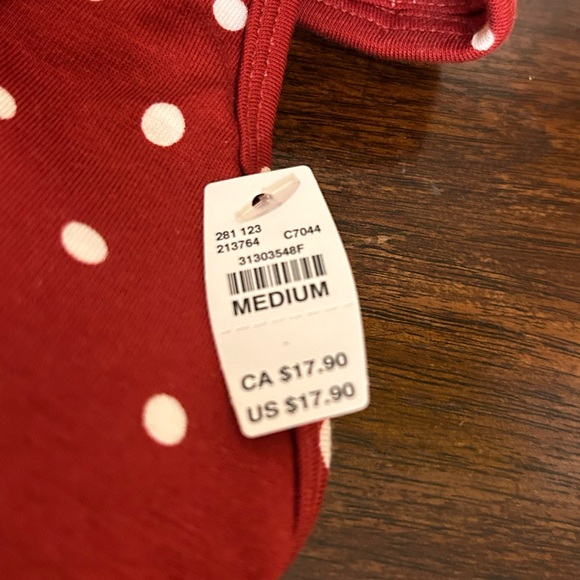 Maurice’s Red and White Polka Dot Lace Bralette Set of 2 Size Medium NWT - Picture 3 of 4